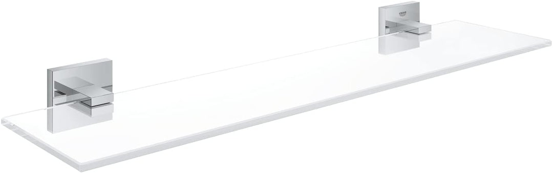 GROHE Start Cube - Glasablage (Stichmass: 380 mm, verdeckte Befestigung, Material: Glas/Material), c