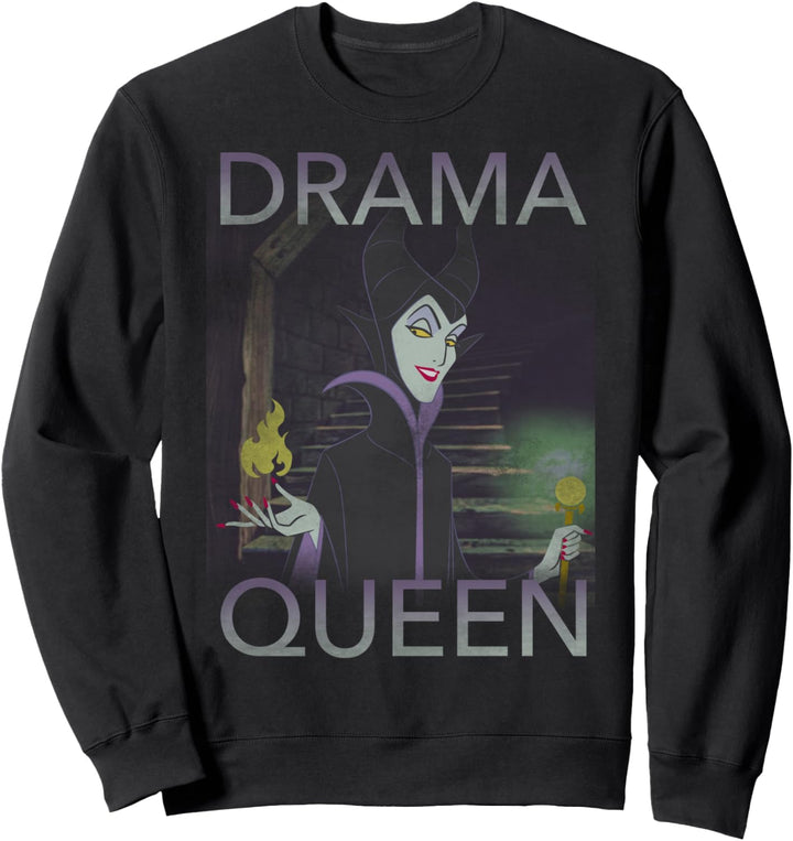 Disney Villains Maleficent Drama Queen Portrait Sweatshirt