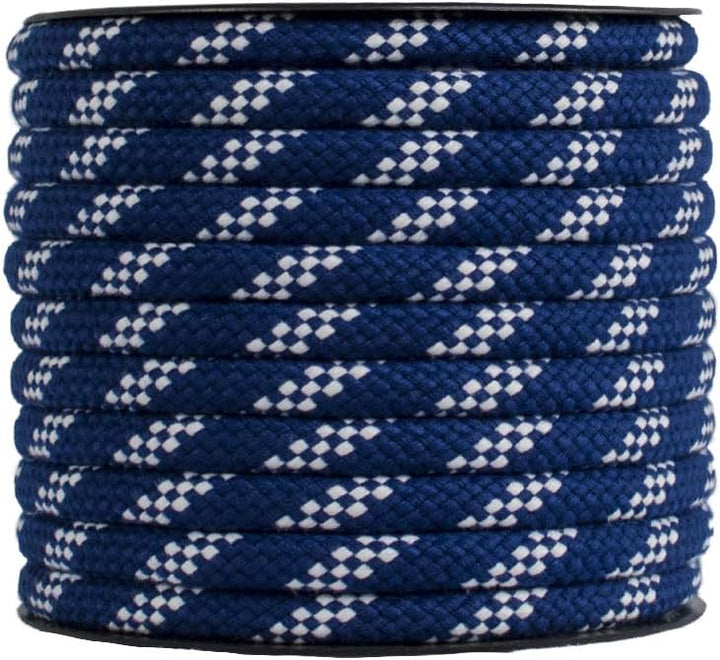 Cordamarket Cord Skota Nylon 10 mm Platinium Line blau/weiss 25 m