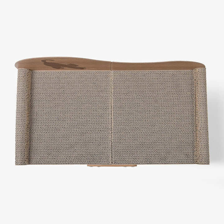 60 * 30cm Extragrosses Kratzbrett für Katzen jeder Grösse – XXL Sofa-Katzenkratzbrett aus Kratzpappe
