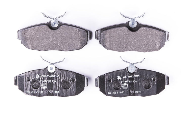 HELLA PAGID 8DB 355 013-111 Bremsbelagsatz - T1675 - Dicke/Stärke: 17.3mm - Bremssystem: Lucas - nic
