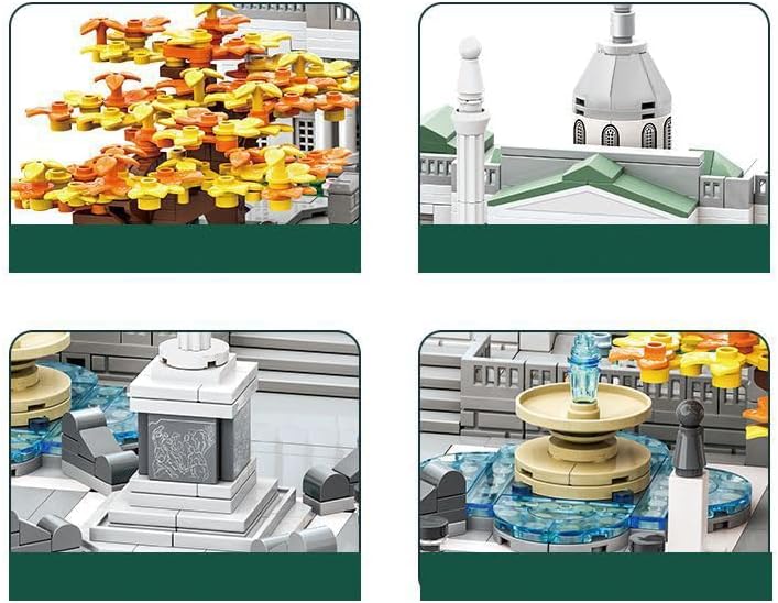 WANGE Architekturmodell zum Bauen mit Bausteinen. Trafalgar Square, London., Trafalgar Square