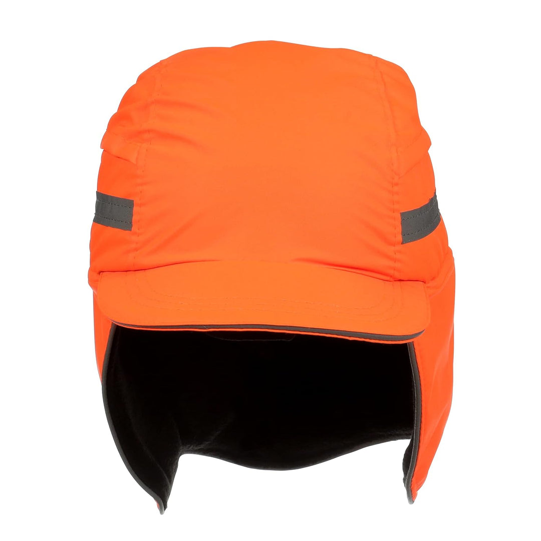 3M™ First Base™ 3 Anstosskappe 2021218, Winter, fluoreszierende Warnfarbe, Orange, verkürzter Schirm