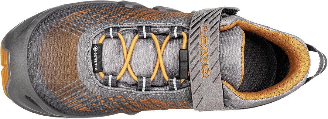LOWA Halbschuh MERGER GTX JUNIOR VCR LO 24 EU Graphit Mango, 24 EU Graphit Mango