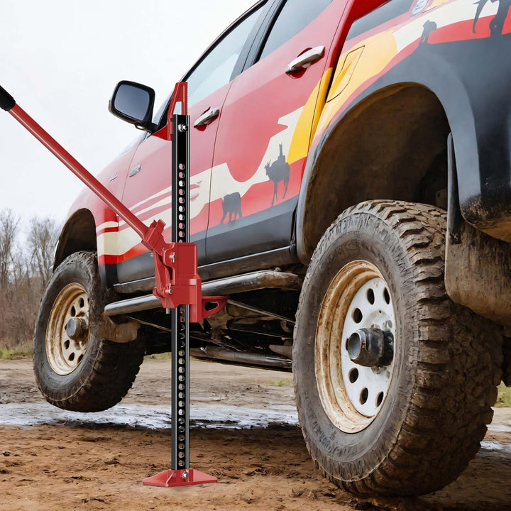 Wiltec Offroad Wagenheber bis 3000 kg max. 76 cm, Farmer Jack für Geländewagen, SUV, ATV und Anhänge