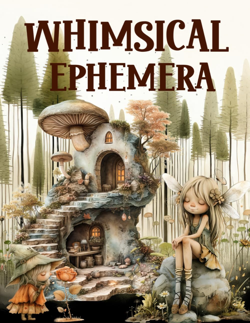 Whimsical Ephemera Book: High Quality Images Of Animals and Odd Creature For Paper Crafts, Scrapbook