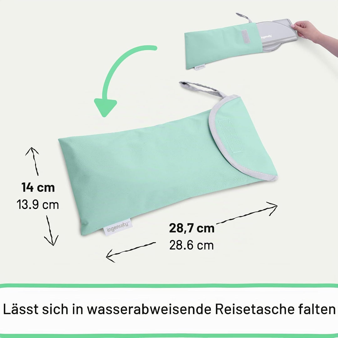 Ingenuity Foldaway Reise Töpfchensitz, Faltbar & Kompakt, Rutschfest, Mit Spritzschutz & Wasserdicht