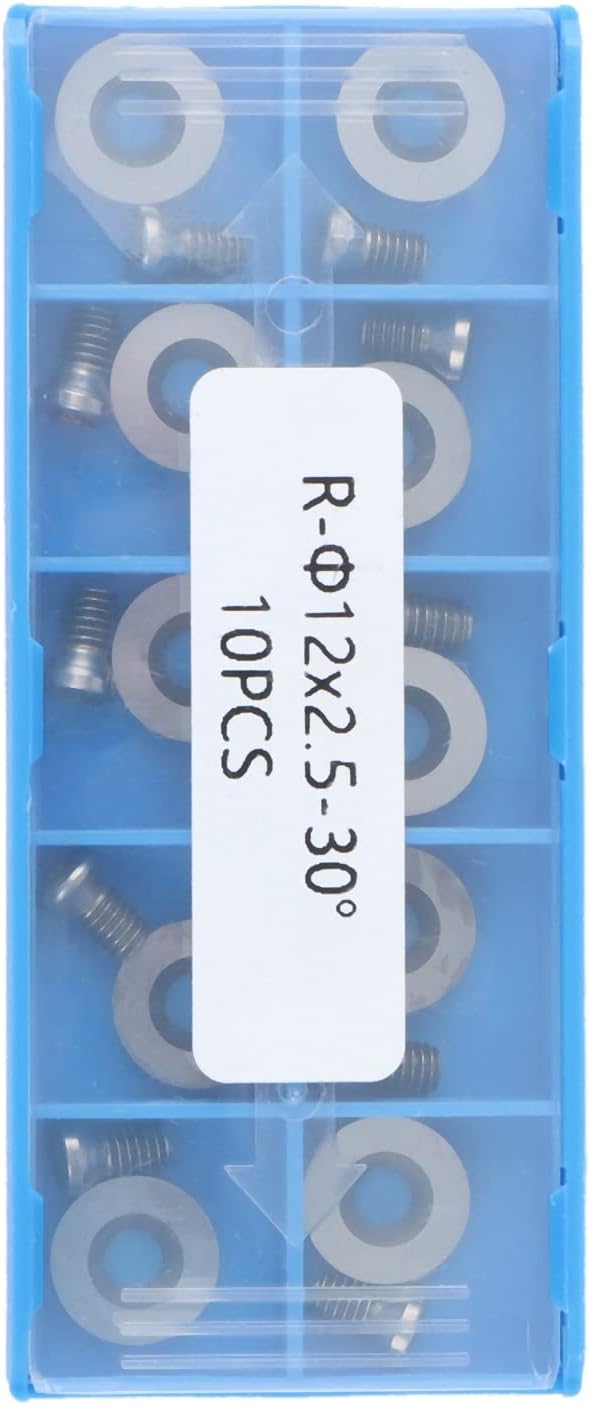 Ci3, rund, 12 x 2,5 mm, Hartmetall-Einsätze, Messer, Ersatzklinge für Heimwerker, Drehen, Holzbearbe