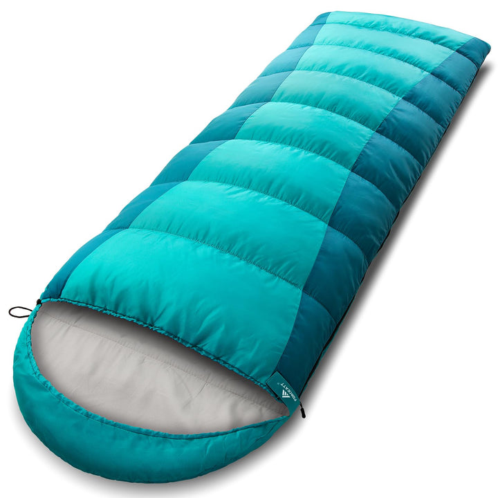 Forceatt Schlafsack Winter, -5°-20 Grad Schlafsack Outdoor für 3-4 Jahreszeiten, Leichtgewichtig und