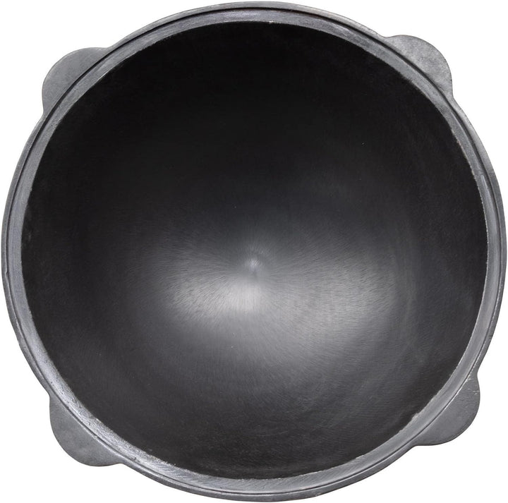 rukauf Set Utschak, 45 cm + 15-16 Liter Kasan Kazan aus Gusseisen (INNEN GLATT) + Schaumlöffel Feldk