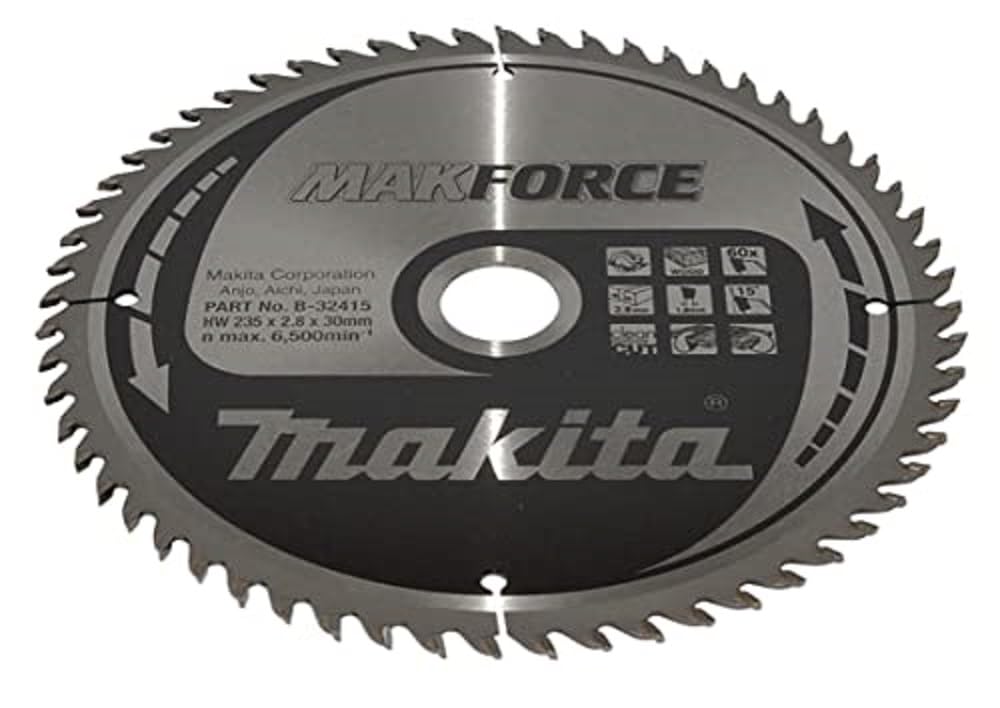 Makita MakForce Saegeblatt, 235 x 30 mm, 60Z, B-32415