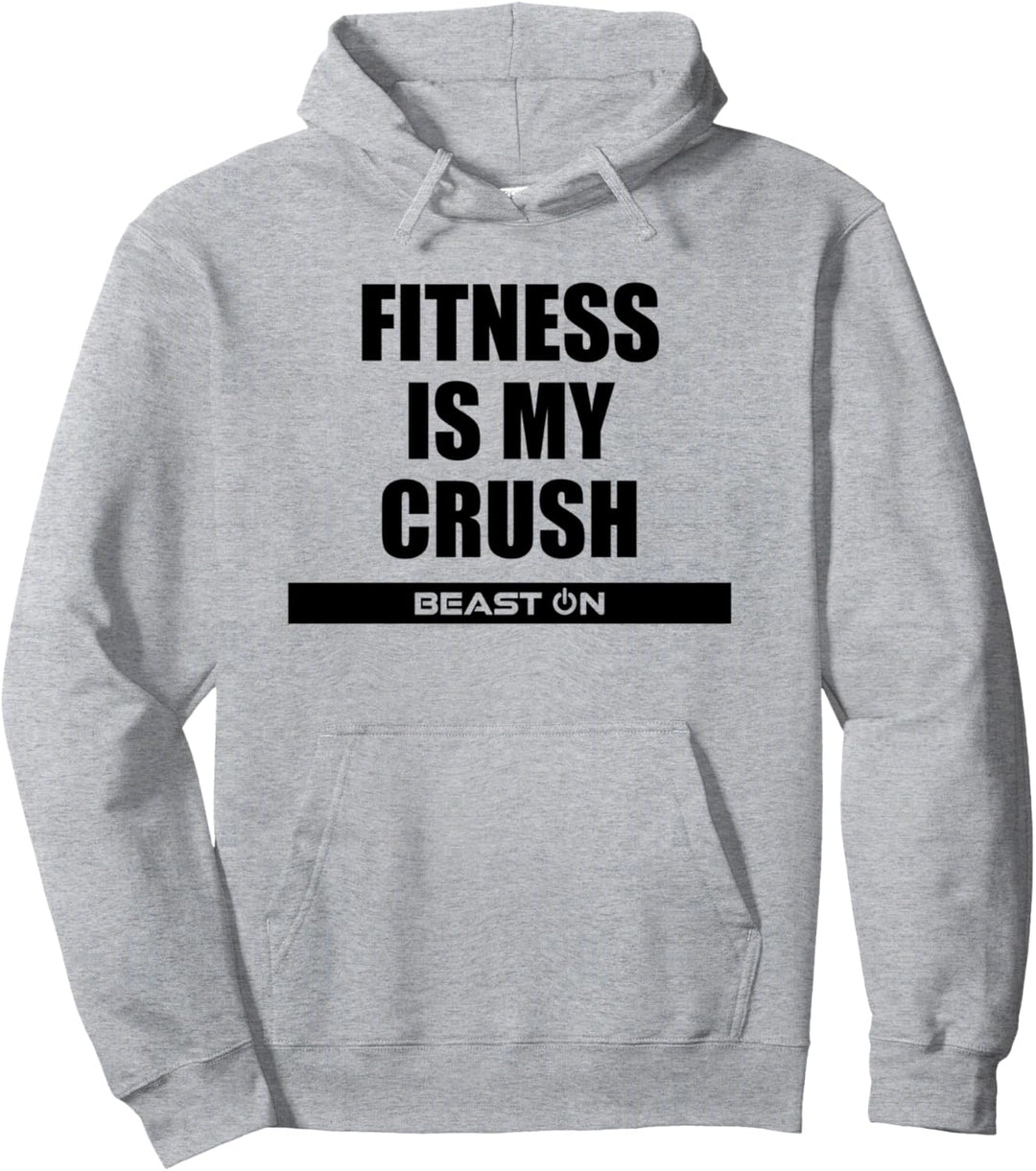 Fitness is my Crush Training Fitness Gym Motivation Sprüche Pullover Hoodie