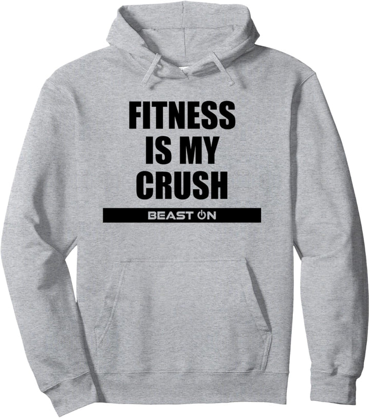 Fitness is my Crush Training Fitness Gym Motivation Sprüche Pullover Hoodie