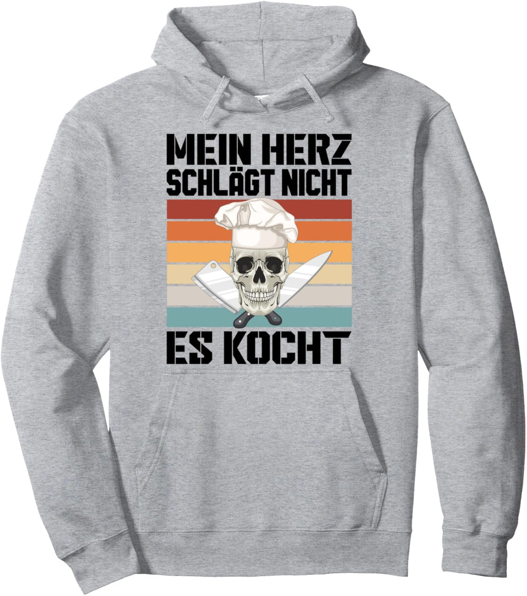 Koch Kochen Beruf Hobby Küchenche Küche Mein herz Kocht Pullover Hoodie