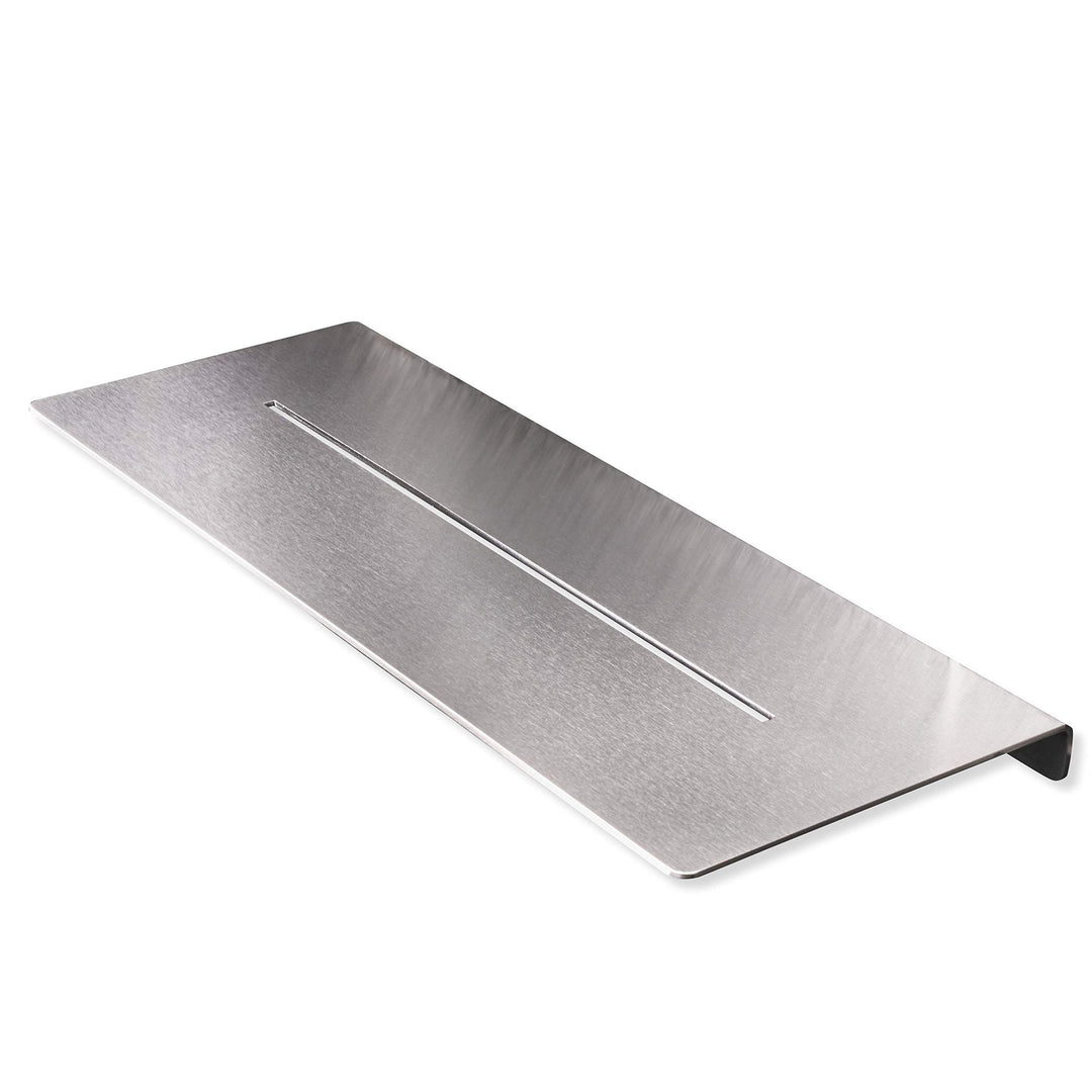 PHOS Edelstahl Design, DA300, 30 cm breite Duschablage, Edelstahl massiv, gebürstet. Für Dusche, Was