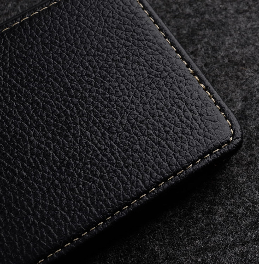 STILGUT Book Case kompatibel mit Samsung Galaxy S21 Plus 5G Hülle aus Leder zum Klappen, Klapphülle,