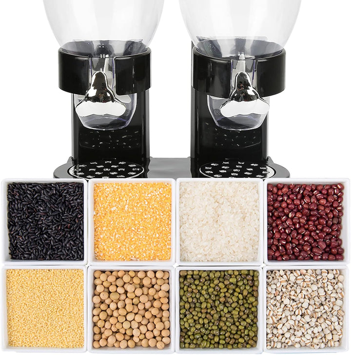 Müslispender doppelt, mit Portionierer, Cornflakes & Süssigkeiten, Cerealienspender, Cornflakes Spen