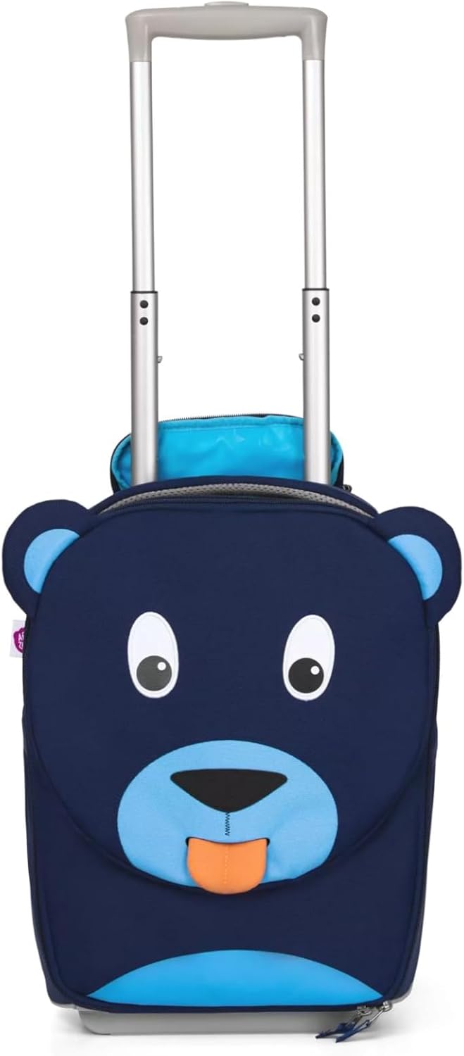 Affenzahn Kinderkoffer fürs Handgepäck, Kindertrolley zum Reisen Bär, Bär