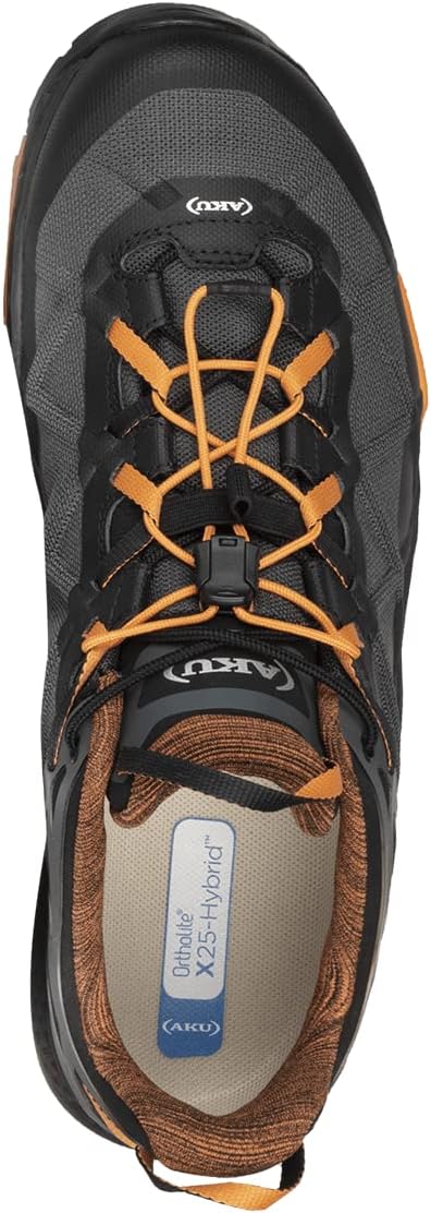 AKU Rocket DFS GTX, Wanderschuhe für Herren (Schwarz - Orange, Numeric_46)