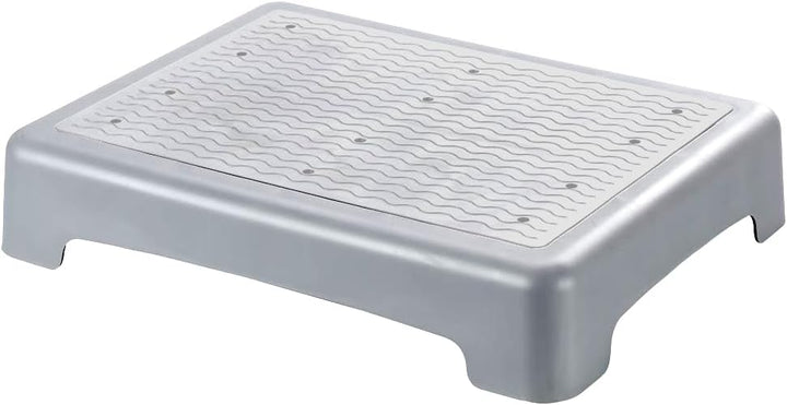 rutschfeste Halbtreppe 9 cm, 200 kg Tragkraft, Tragbare Aufstiegshilfe & Einstiegshilfe Trittleiter,