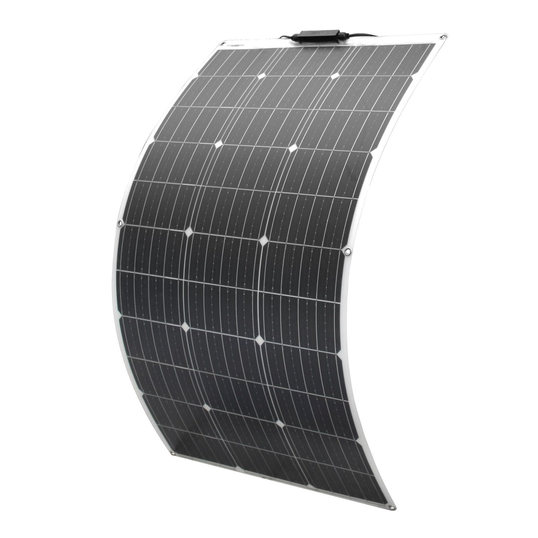 100W 12V Flexible Monokristalline Solarpmodul – Hohe Effizienz Solarpanel für Wohnmobile, Wohnwagen,