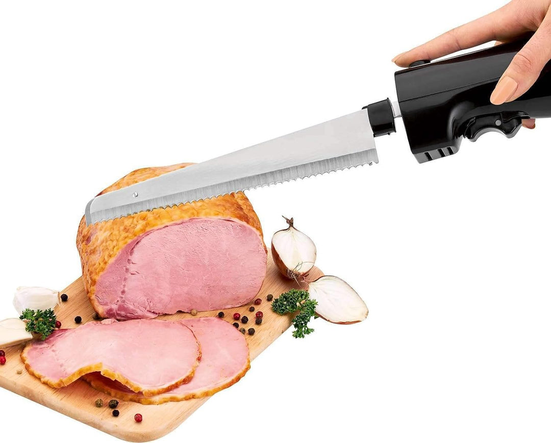 Elektromesser Küche Elektrisches Messer für Fleisch Küchenmesser Elektrisch für Gefriergut (Edelstah