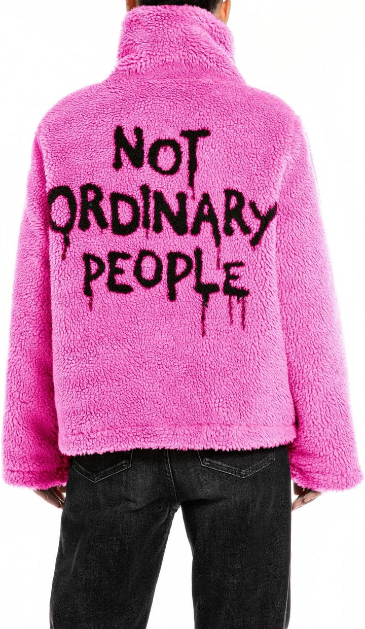 Replay Damen Felljacke XXS 069 FUCHSIA, XXS 069 FUCHSIA