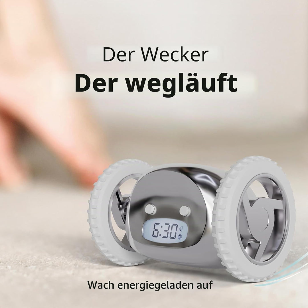 CLOCKY Lauter Wecker Digital Wecker Laut für tiefschläfer Erwachsene Jugendliche Lustig für schwerhö