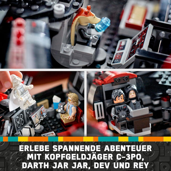 LEGO Star Wars Dunkler Millennium Falke, Sternenschiff Set, Bauspielzeug für Kinder, Geburtstagsgesc