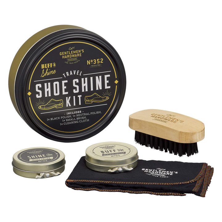 Gentlemen's Hardware Herren-Schuhputz-Set, Mehrfarbig, Einheitsgrösse
