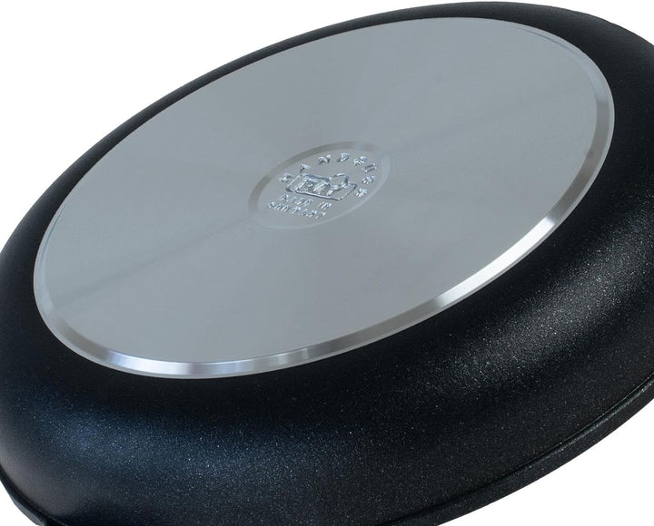 BAF Kasserolle Ø 20 cm - hoher Rand - kleine runde Servierpfanne beschichtet aus Aluminiumguss - ohn