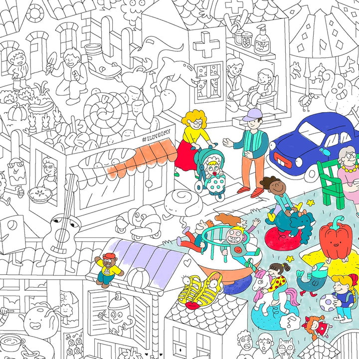 Omy Riesiges Malposter für Kinder – Kinderleben Kids Life, Kids Life