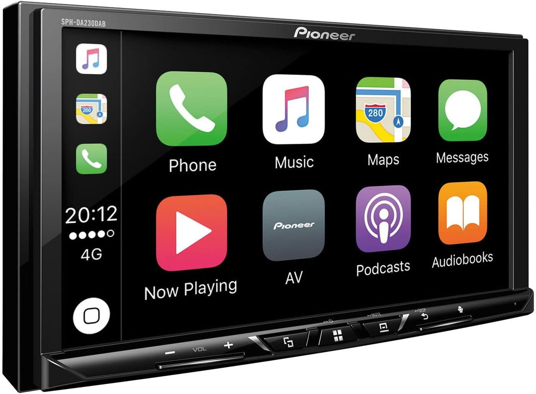 Pioneer SPH-DA230DABAN inkl. DAB Antenne , 6,8" 2DIN Mediareceiver mit Apple CarPlay, Android Auto,