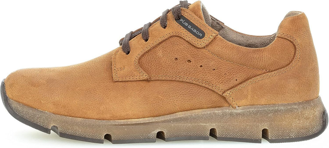 Pius Gabor Herren Sneaker Low, Männer Halbschuhe,Wechselfussbett,Superflex Sohle 41 EU Braun Tobacco