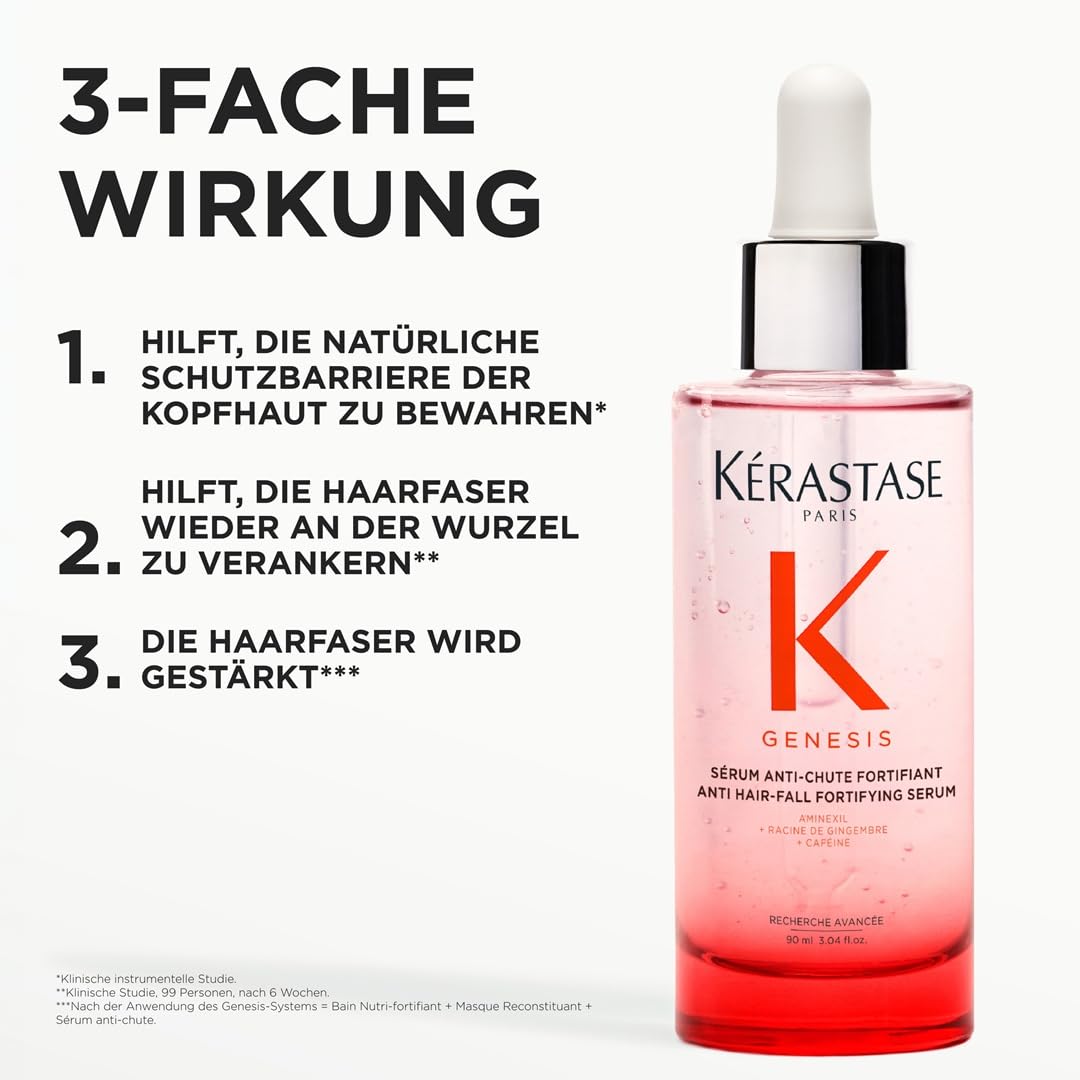 Kérastase Stärkende Haarkur für feines und brüchiges Haar, Gegen Haarausfall und Haarbruch, Sérum An