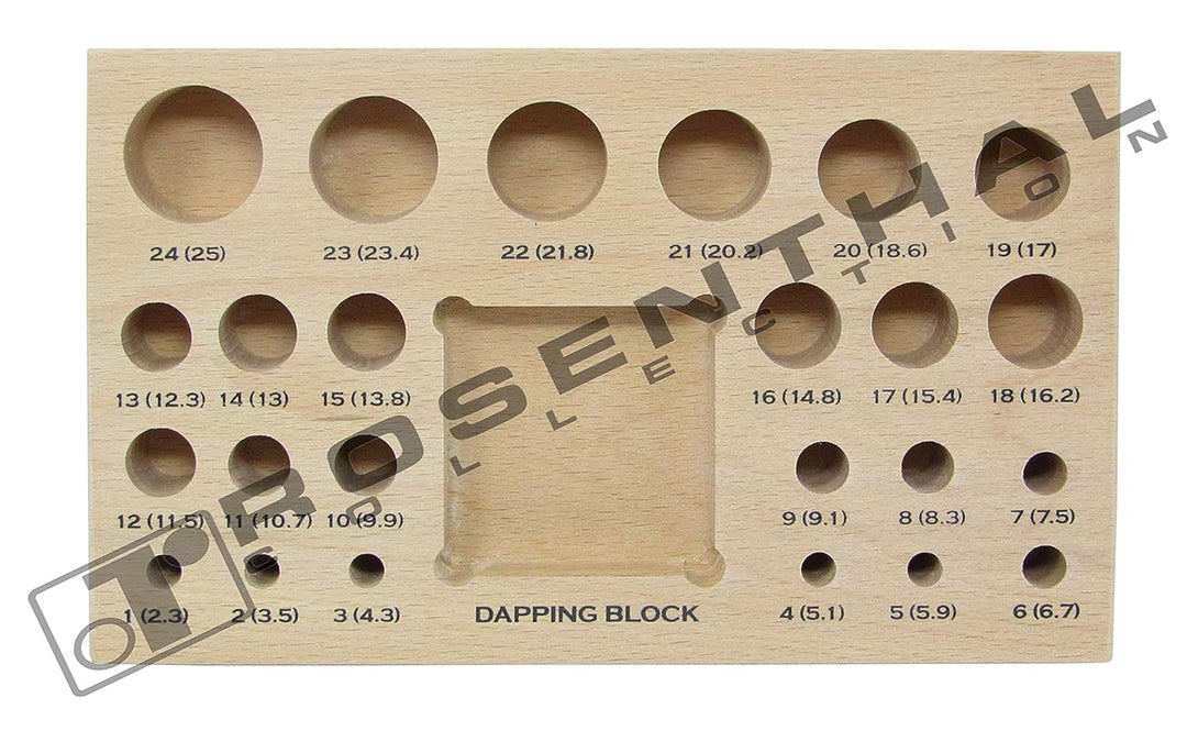 Complete 26-Piece Metal Forming Dapping Doming Punch and Block Set 2.3mm to 25.0mm by Bench Wizard 2