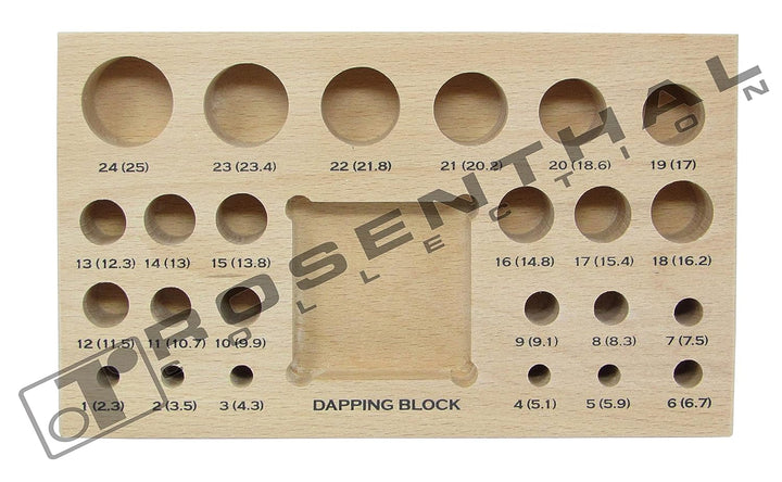 Complete 26-Piece Metal Forming Dapping Doming Punch and Block Set 2.3mm to 25.0mm by Bench Wizard 2