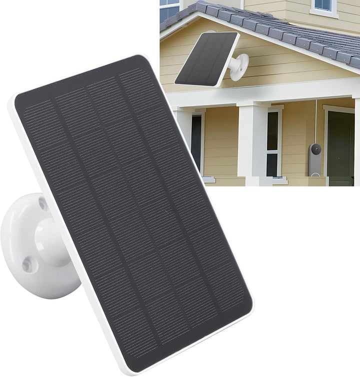 10-W-Solarpanel für Überwachungskameras Im Freien, IP65 Wasserdichtes Solarbetriebenes Ladegerät für