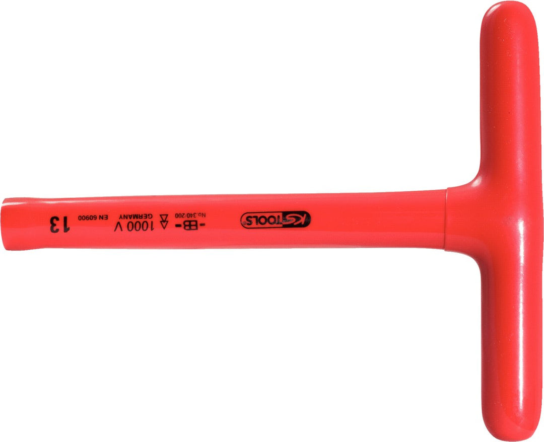 KS Tools 117.1777 Isolierter T-Griff-Steckschlüssel, 17x200mm 17 x 200 mm, 17 x 200 mm