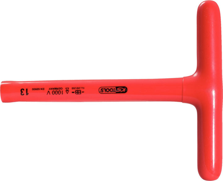 KS Tools 117.1777 Isolierter T-Griff-Steckschlüssel, 17x200mm 17 x 200 mm, 17 x 200 mm