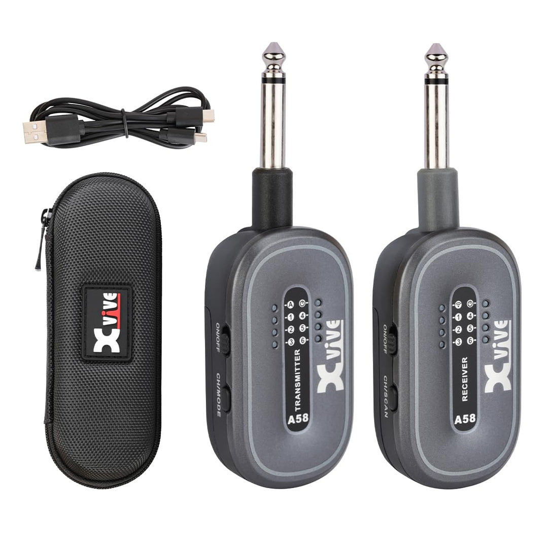 Xvive XA58 Kabelloses Gitarrensystem mit Koffer