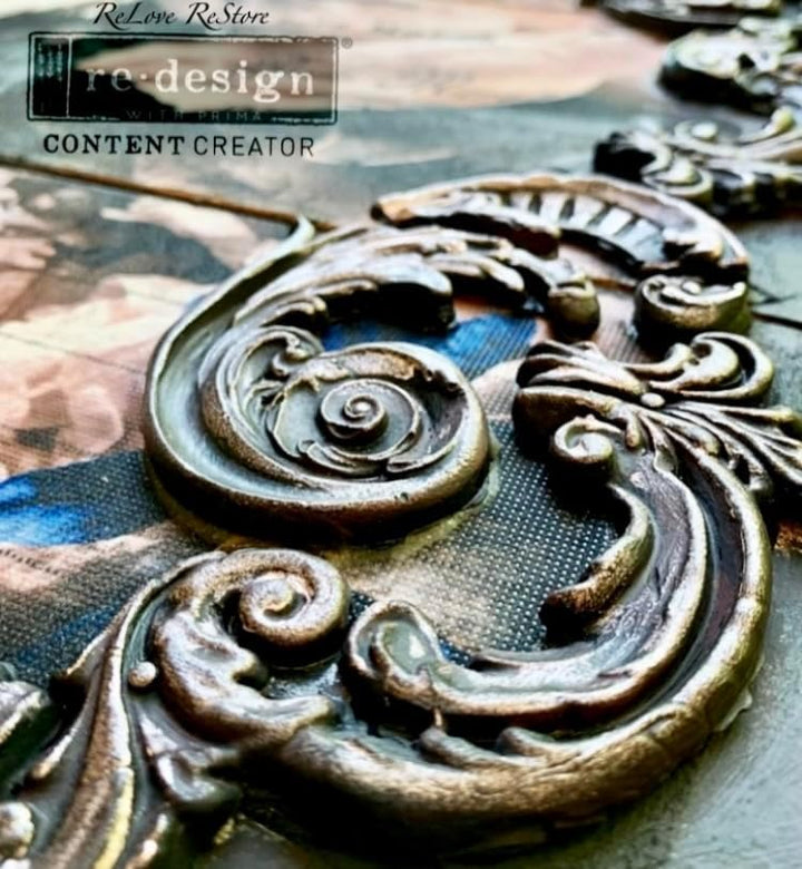 Redesign With Prima 655350654603 Lilian Scrolls Clay, Soap Making Molds,Pottery & Modeling Clays, Si