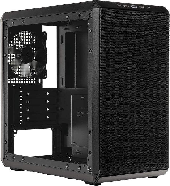 Cooler Master MasterBox Q300L V2 – mATX-Mini-Tower-Gehäuse, 1 x 120 mm vorinstallierter hinterer Lüf