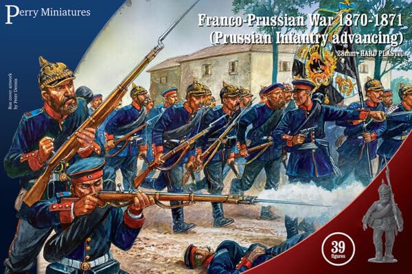 Perry Miniatures Franco-Prussian War 1870-71 Preussische Infanterie Advancing PRU1