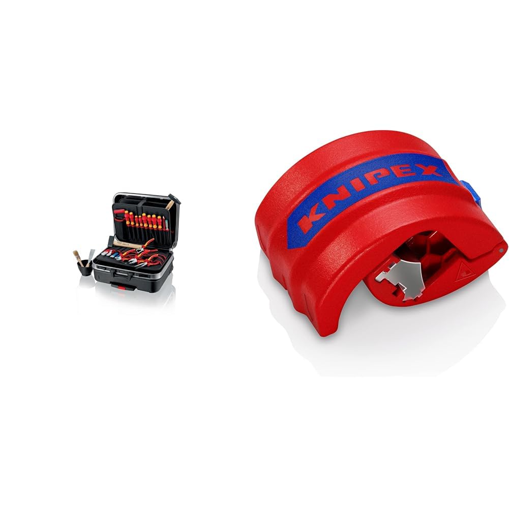 KNIPEX 00 21 06 HL S Werkzeugkoffer “BIG Basic Move“ Elektro Werkzeug-Trolley | Rollkoffer & BiX Sch