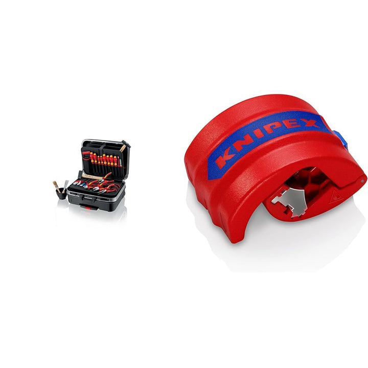 KNIPEX 00 21 06 HL S Werkzeugkoffer “BIG Basic Move“ Elektro Werkzeug-Trolley | Rollkoffer & BiX Sch