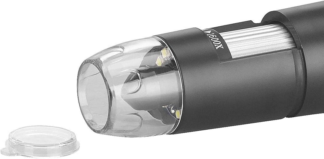 Somikon Digitalmikroskop: Digitales USB-Mikroskop mit Kamera & Ständer, 1.600-fache Vergrösserung (M