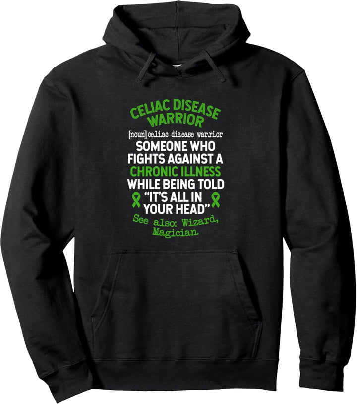 Definition Zöliakis-Krieger, Bewusstsein für Zöliakis-Krankheiten. Pullover Hoodie