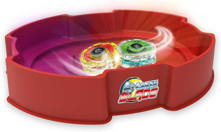 CRAZE BLADE Mega Battle Arena - Kampfarena für Kampfkreisel robust, Spinning Tops Kinderkreisel Blad