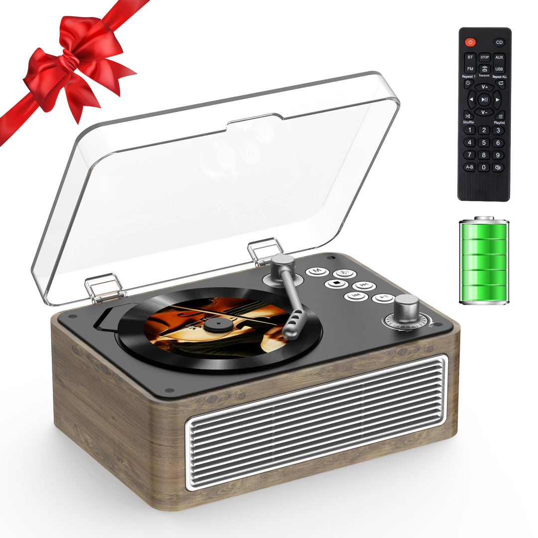 CD Player Tragbar Bluetooth: Kegaudio Radio mit CD-Player Tragbarer mit Lautsprecher Fernbedienung U